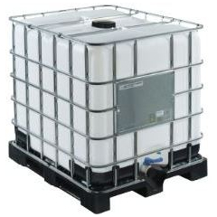 IBC Container - 1000 L op kunststof pallet 01