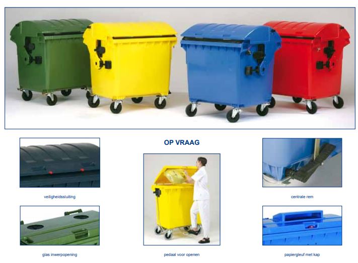 Traditionele afvalcontainers 04